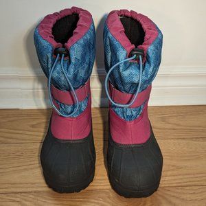 Columbia Women's Boots - Size 6, Pink, Blue, and Black